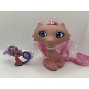 Vintage Pretty Petz Cat Sophie Chloe Glam and Groovy Fashion Cutiez Set of 2